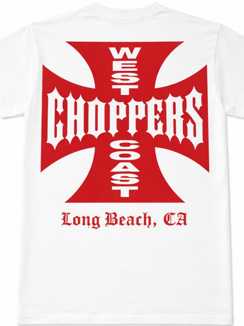 West Coast Choppers Graphic Tee - White/Red New Vintage Size XXL